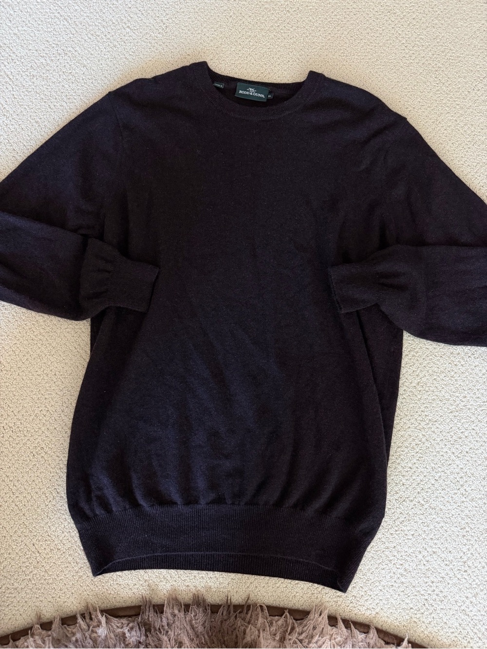 Rodd & Gunn Men's Crewneck Sweater in Deep Plum